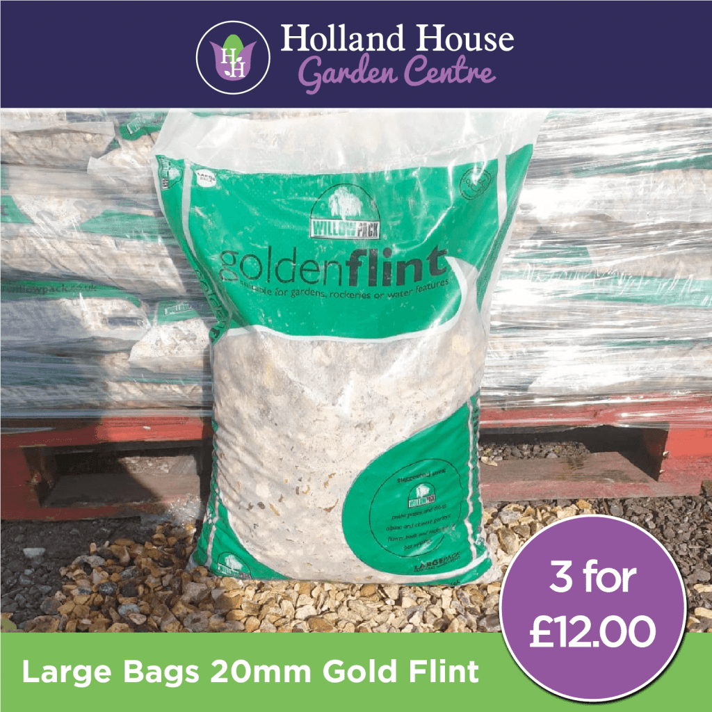 Golden Flint 20mm Large Bags X3 Holland House Garden Centre Preston